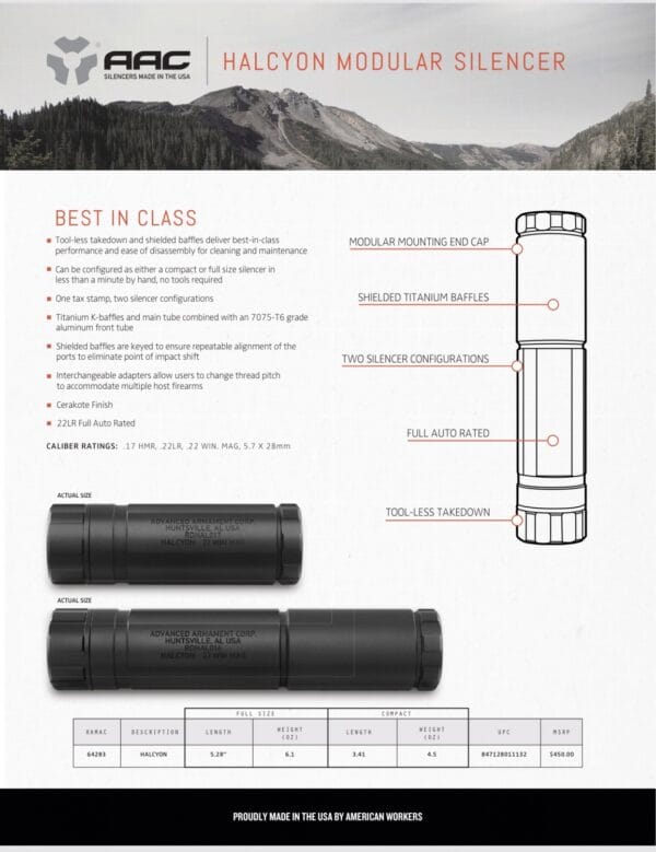 AAC HALCYON 22LR SUPPRESSOR - Image 10