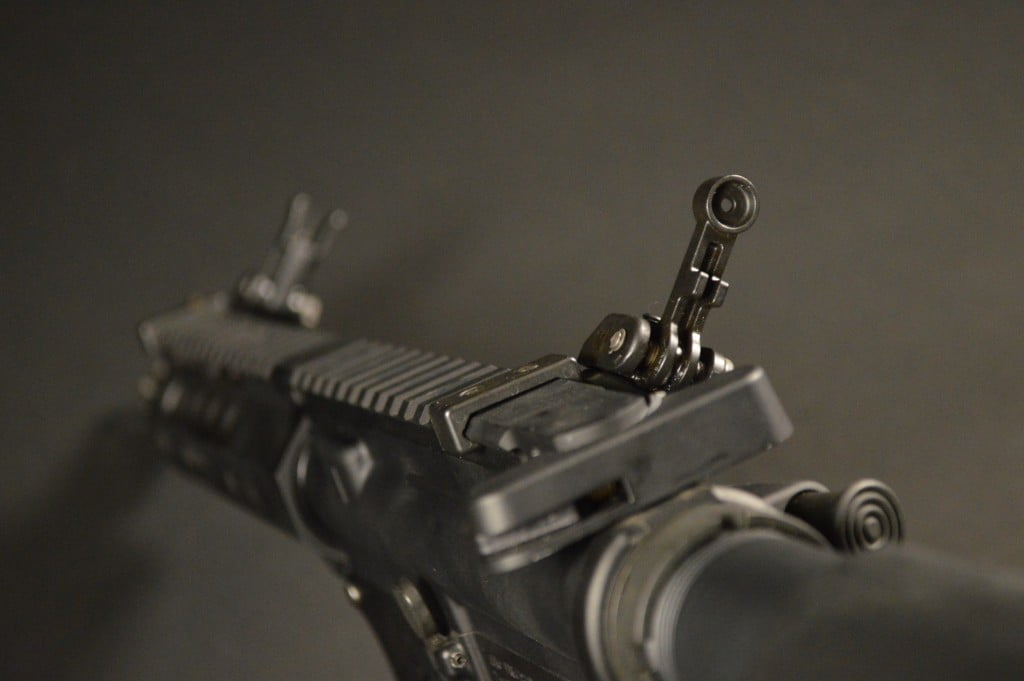 thumbnail image 2 of Griffin Armament M2 Flip Up Rear Sight – GAM2R, Steel, Black, For Ruger Precision Rifle 2 of 4
