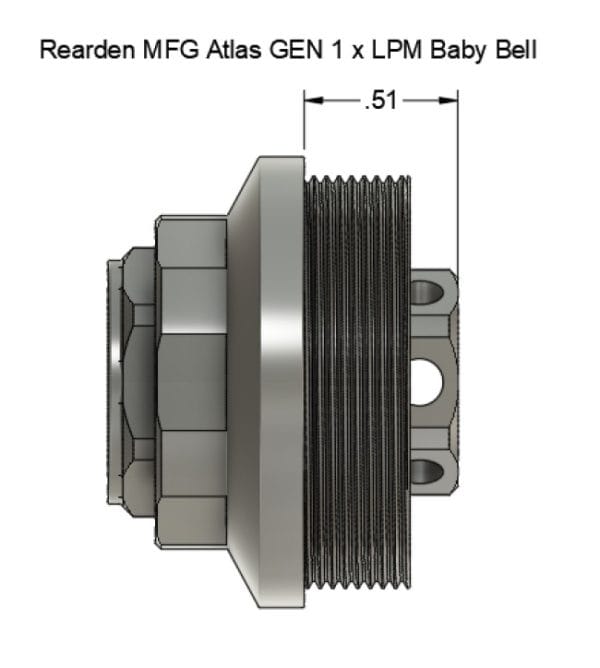 LIBERTY PRECISION MACHINE BABY BELL MUZZLE BRAKE - Image 6