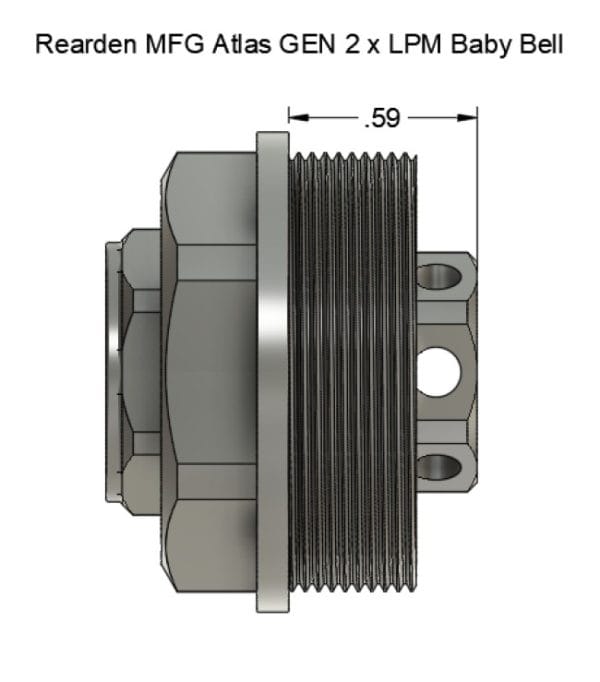 LIBERTY PRECISION MACHINE BABY BELL MUZZLE BRAKE - Image 7