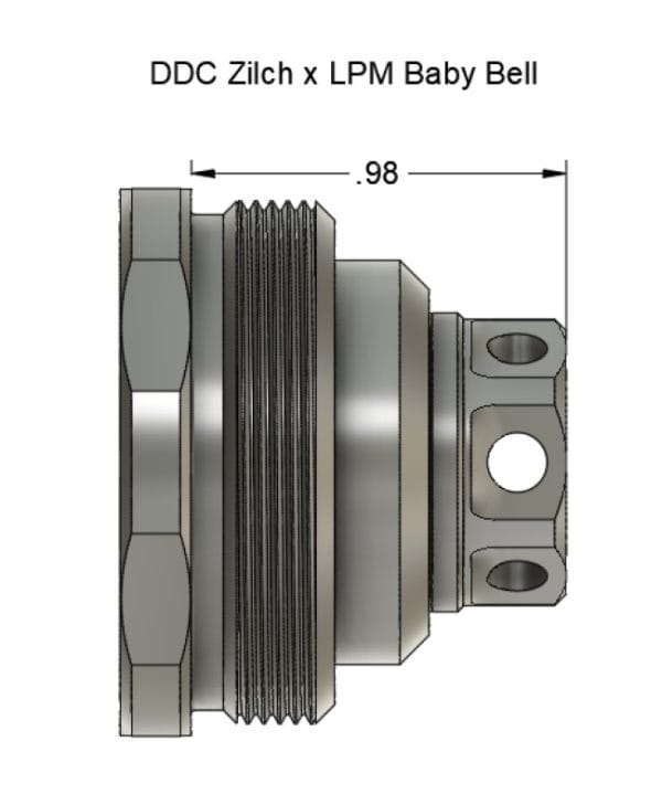 LIBERTY PRECISION MACHINE BABY BELL MUZZLE BRAKE - Image 9