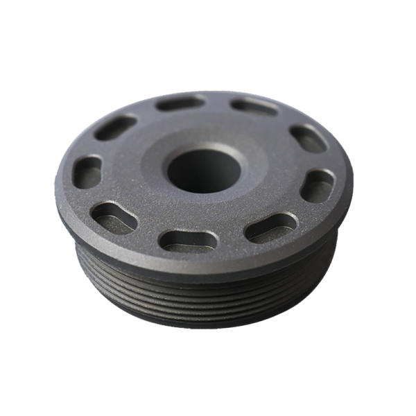 SILENCERCO BRAVO FRONT CAP TITANIUM