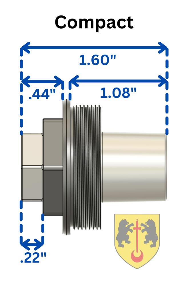 COMSTOCK FACEMOUNT FLASH HIDER COMPACT